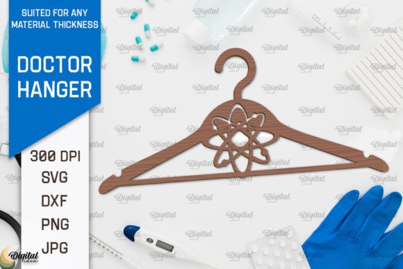 Download Doctor Wooden Hanger Laser Cut Design - Premium Resources