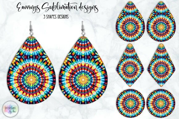 Download Boho Mandala Earrings Sublimation - Sublimation Collection