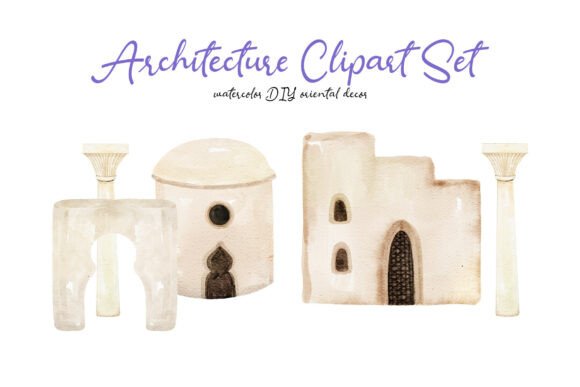 Download Arabian Architecture DIY PNG Clipart Set - Arabian Collection