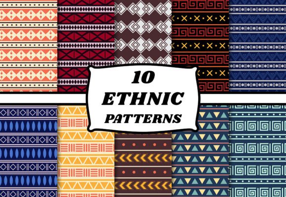 Download Ethnic Pattern Set Geometry Shape Art - Geometry Collection