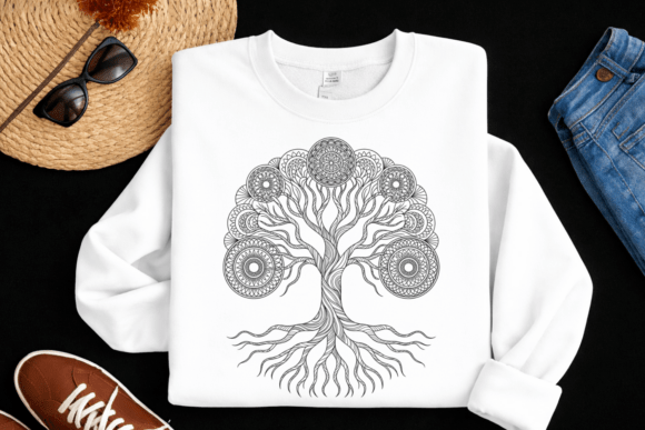 Download Spiritual Mandala Tree PNG Sublimation - Sublimation Collection