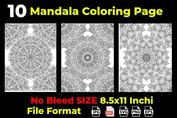 Download Adult Monochrome  Mandala Coloring Page - Mandala coloring page Collection