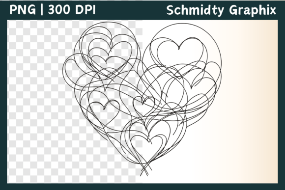 Download Intricate Line Art Heart Sublimation PNG - Sublimation Collection